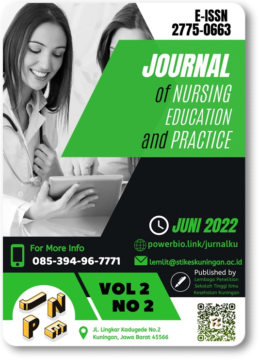 					View Vol. 2 No. 02 (2022): Journal of Nursing Practice and Education
				