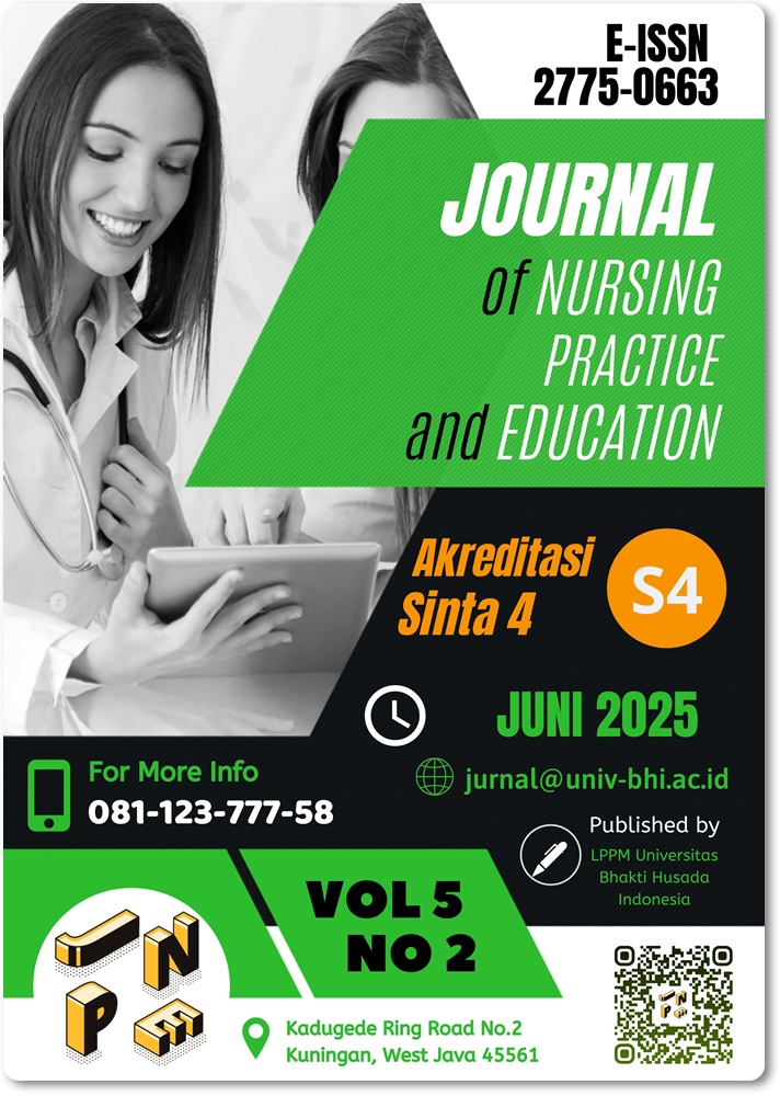 					View Vol. 5 No. 2 (2025): Journal of Nursing Practice and Education
				