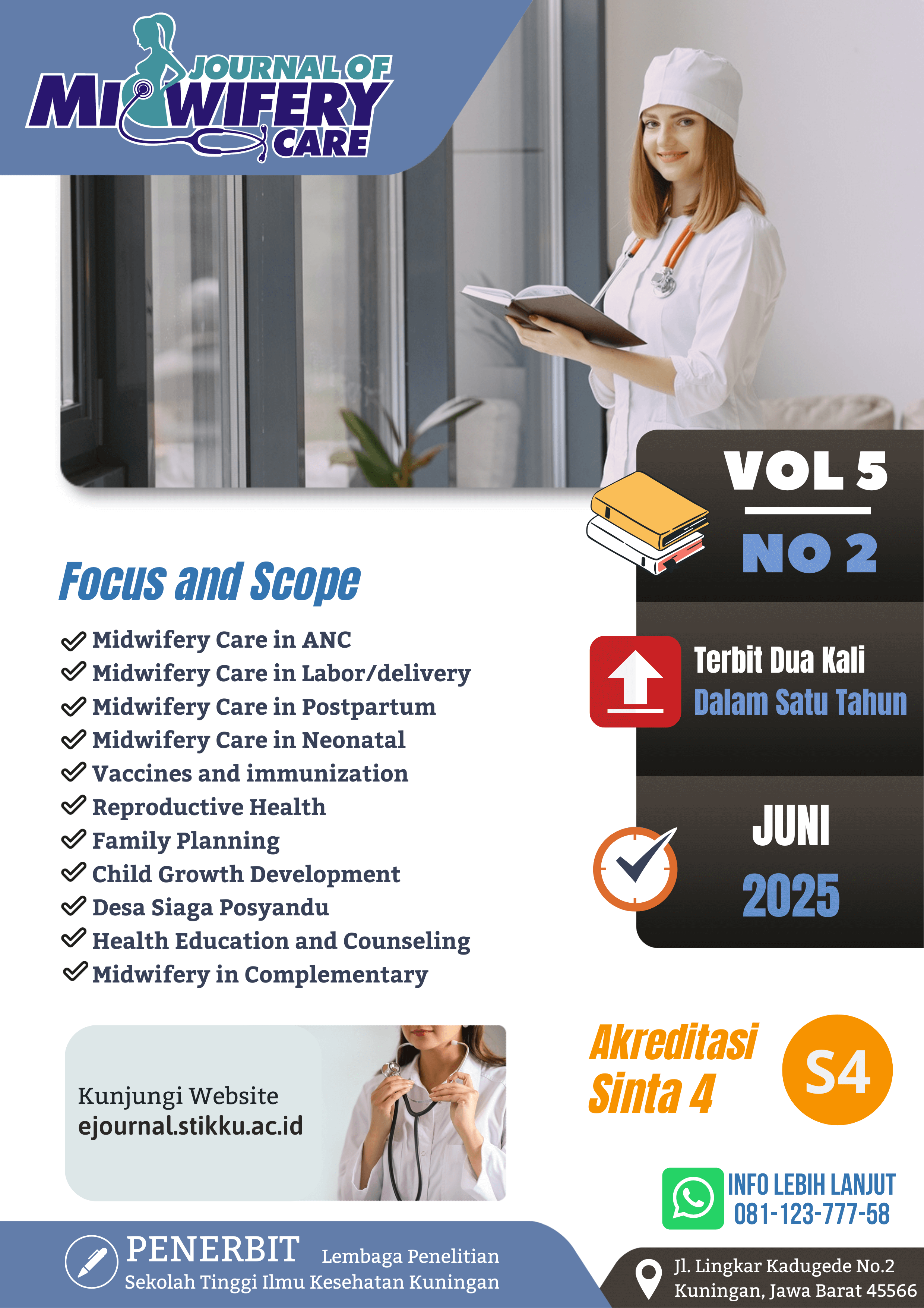 					View Vol. 5 No. 02 (2025): Journal of Midwifery Care
				